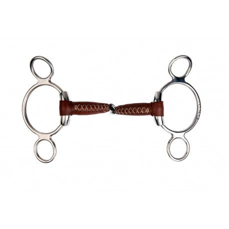Embocaduras Filete 3 anillas - Pinchless - Metalab para equitación