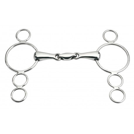 Embocaduras Filete ajustable - Anatómico 4 anillas - Feeling para equitación
