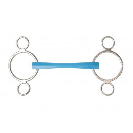 Embocaduras Filete ajustable - Flexi 3 anillas recto - Metalab para equitación
