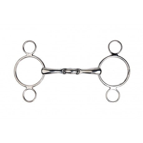 Embocaduras Filete ajustable - Magic System 3 anillas - Metalab para equitación