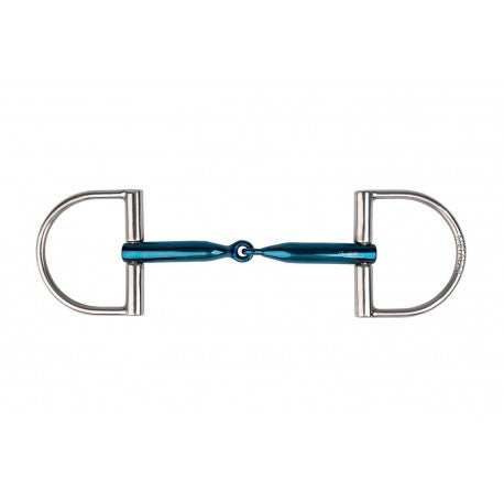 Embocaduras Filete D - Eco Blue roto - Metalab - Azul para equitación