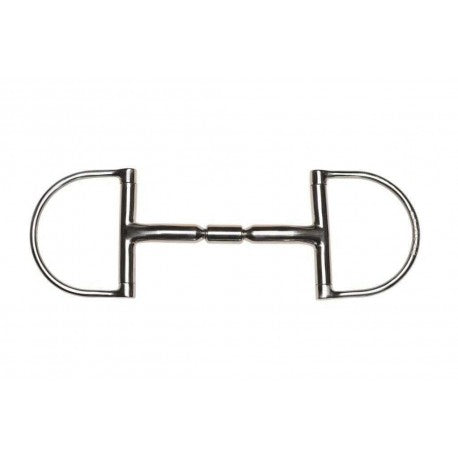 Embocaduras Filete D - Elite recto rodillo - Metalab para equitación