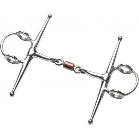 Embocaduras Filete elevadores - Palillo con ruleta - Feeling para equitación