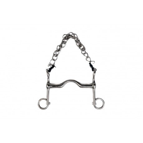 Filete para cabezada doble con ramas cortas - Metalab para equitación