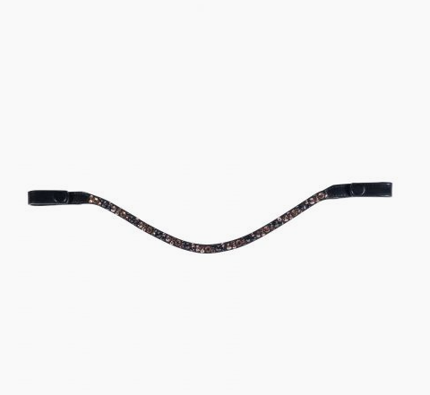 Accesorio ecuestre Frontalera -Rosegold Glamour HKM para equitación - vista 2