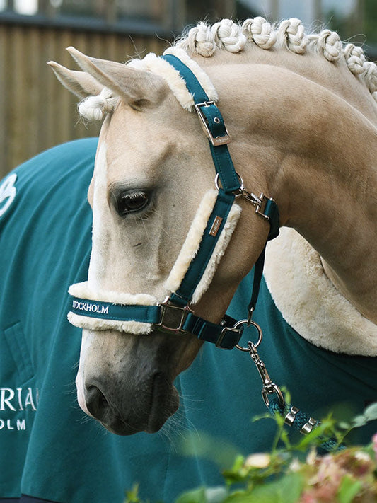 Fur cabezada de cuadra & ramal Equestrian Stockholm Fur cabezada de cuadra & ramal Emerald para equitación - vista 2