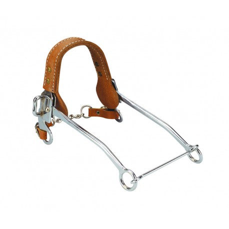 Accesorio ecuestre Hackamore - Acero cromado - Feeling para equitación