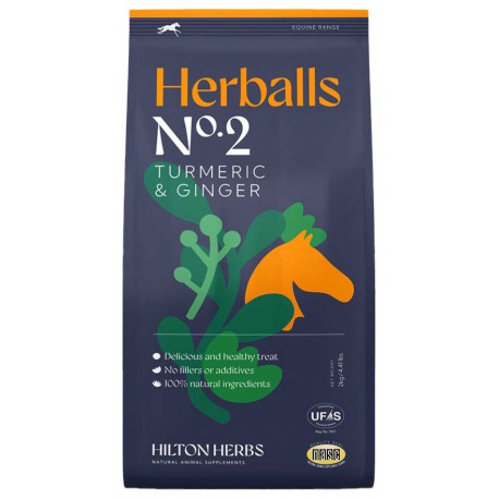 Accesorio ecuestre Herballs - Cúrcuma & jengibre - Hilton Herbs para equitación