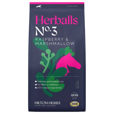 Accesorio ecuestre Herballs - Frambuesa & malvavisco - Hilton Herbs para equitación
