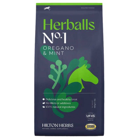 Accesorio ecuestre Herballs - Orégano & menta - Hilton Herbs para equitación