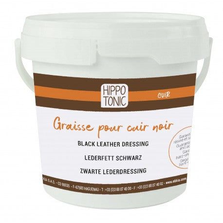 Accesorio ecuestre Grasa negra para cuero - Hippotonic para equitación
