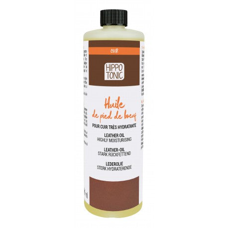 Accesorio ecuestre Loción para cuero a base de aceite de pezuña de res real - Hippotonic para equitación