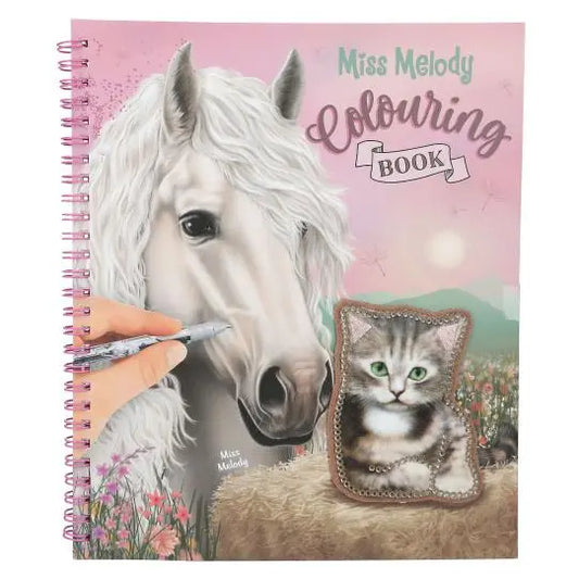 Libro para colorear con lentejuelas Miss melody - vista 2