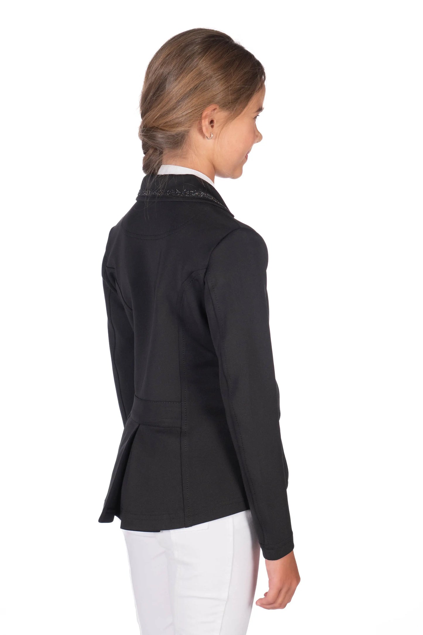 Chaquetas Americana de concurso -Amy Kids- HKM Negro para equitación - vista 3