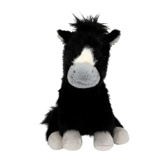 Peluche caballo negro 20 cm Miss Melody - vista 2