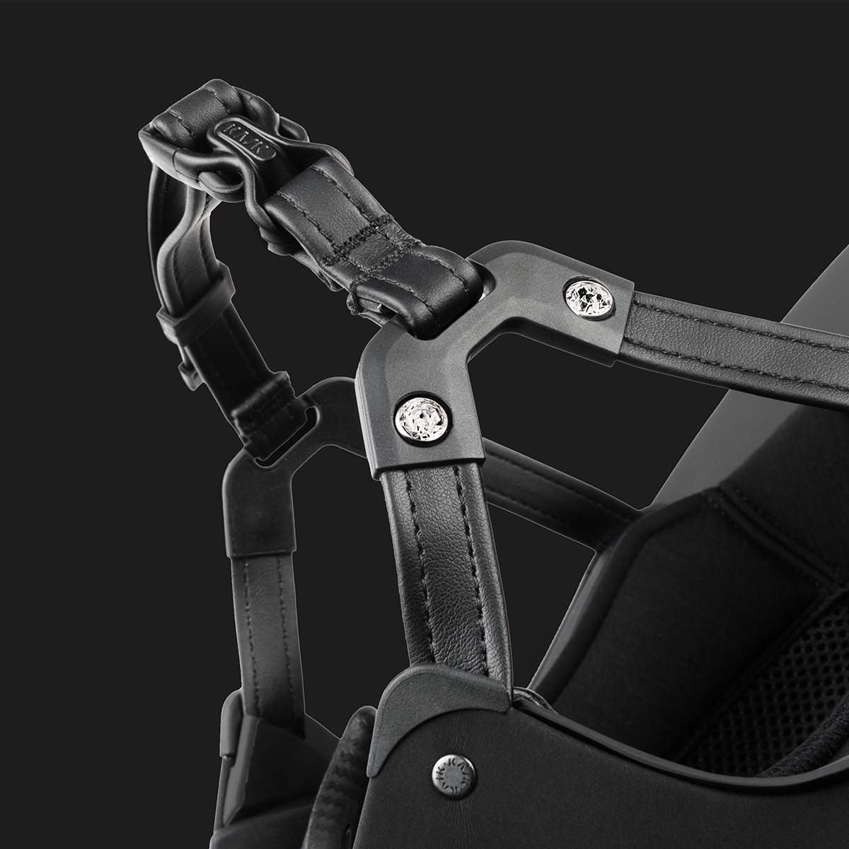Producto ecuestre Kask Crystal Rivet detalle 2