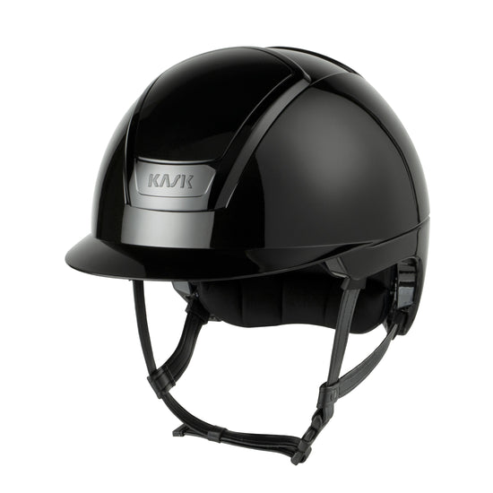 Casco KASK Nemesi Black, acabado brillante
