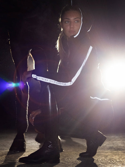 Reflective chaqueta Equestrian Stockholm Reflective chaqueta Luminous Black para equitación - vista 2