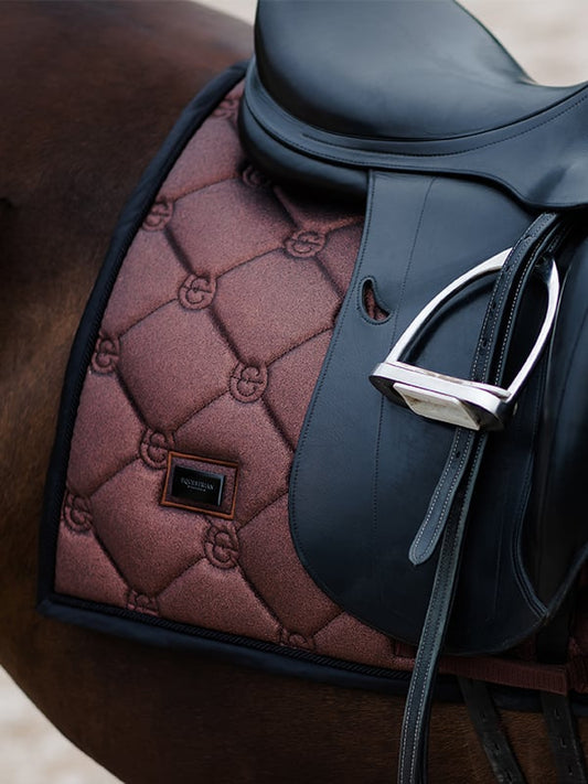 de doma Glimmer Equestrian Stockholm mantilla de doma Mahogany para equitación - vista 2