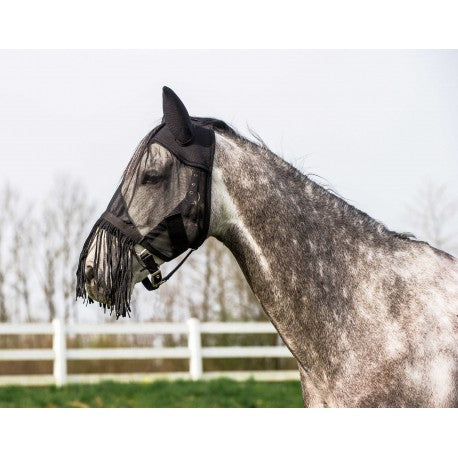 Máscara contra moscas - Flecos - Riding World para equitación