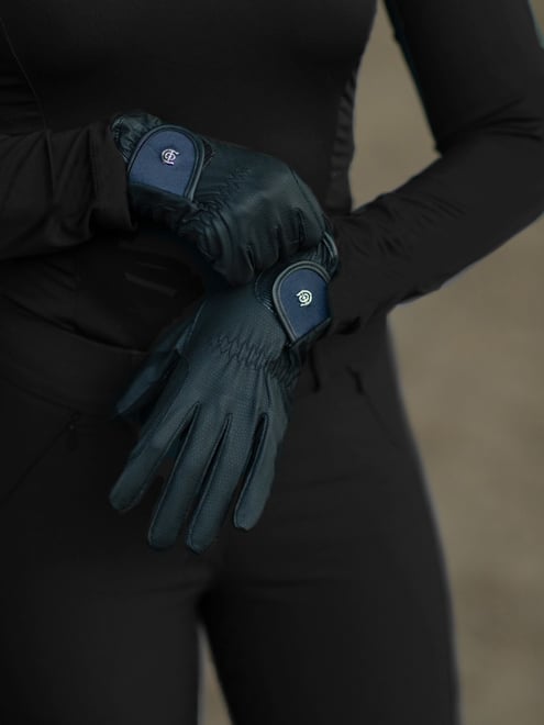 Riding Gloves Motion Equestrian Stockholm Riding Gloves Motion Dark Venice detalle 2