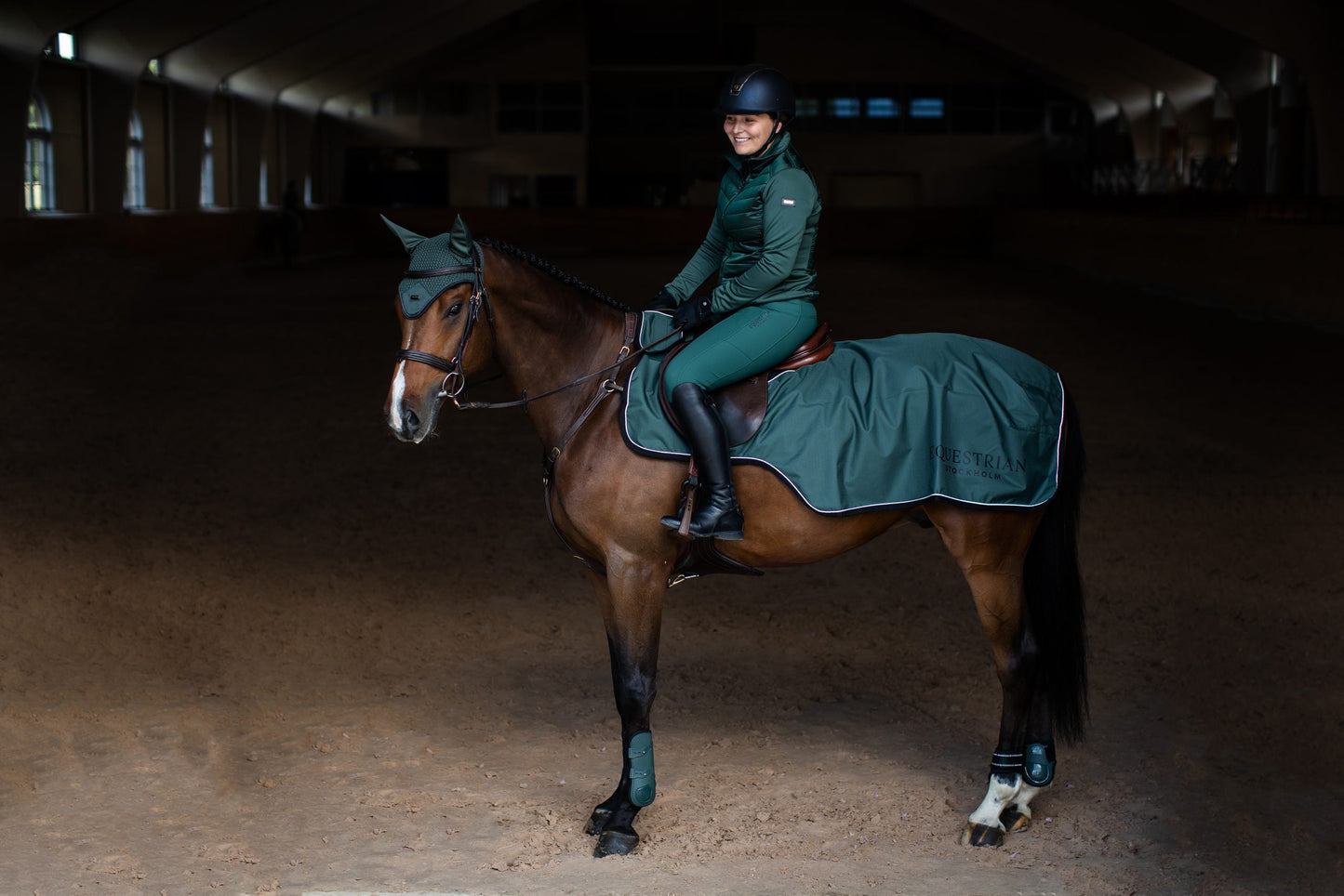 Calzado ecuestre Equestrian Stockholm Anatomic Tendon Boots Sycamore Green detalle 5