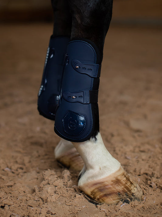 Equestrian Stockholm Anatomic protectores de tendón Modern Tech Navy para equitación - vista 2
