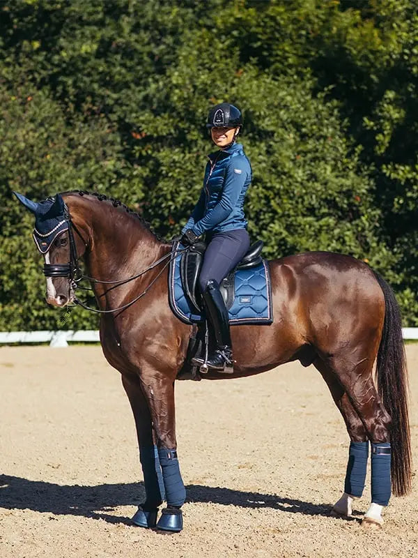 Mantilla de Doma Monaco Blue Equestrian Stockholm-Rincón del Valle