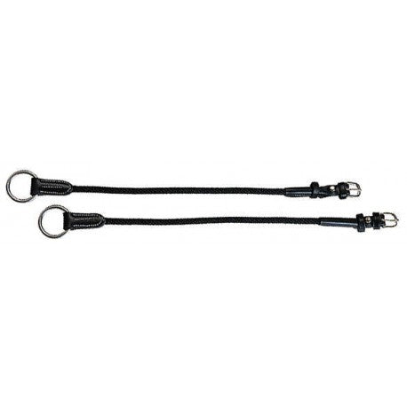 Embocaduras Montantes para filetes elevador cuero/cuerda PRO - Eric Thomas para equitación