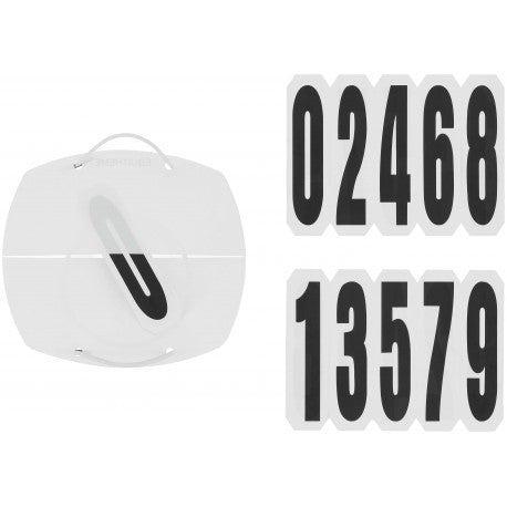 Accesorio ecuestre Numéro de départ 4 chiffres Rectangle - Equithème para equitación - vista 2