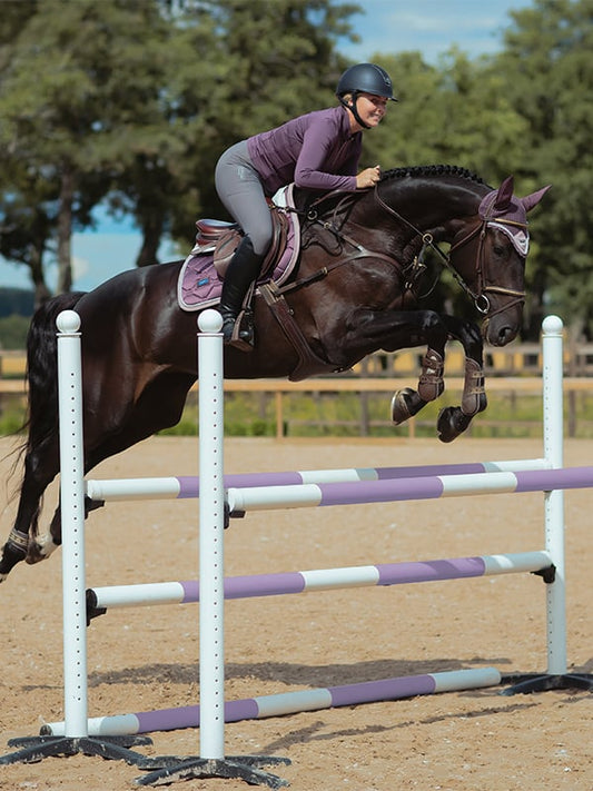 de salto Original Equestrian Stockholm mantilla de salto Orchid Bloom para equitación - vista 2