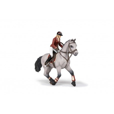 Caballo de concurso con su amazona - Papo