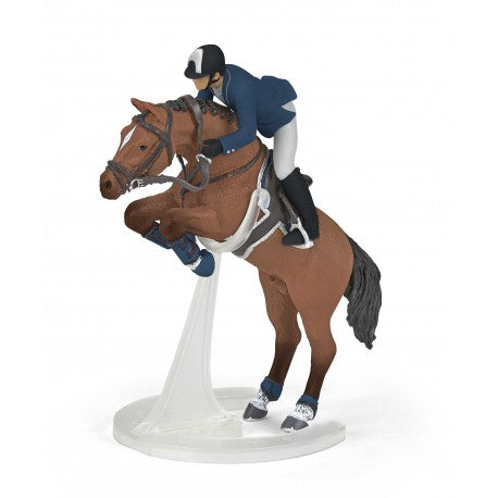 Accesorio ecuestre Caballo de salto y jinete - Papo para equitación