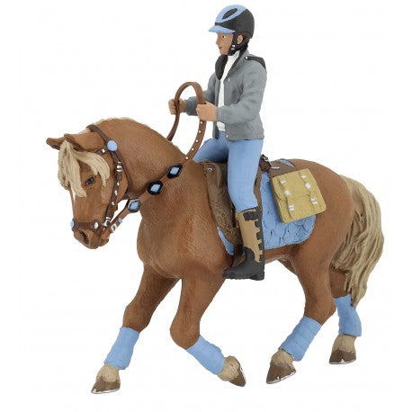 Caballo del jinete joven - Papo para equitación