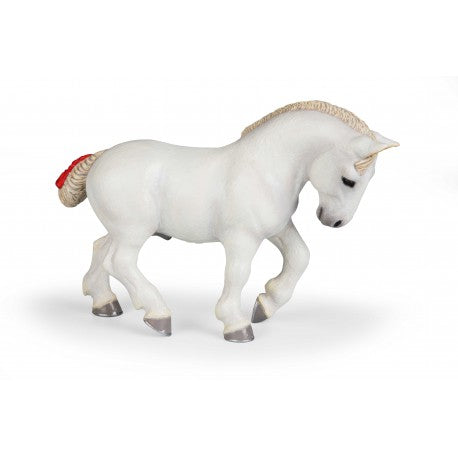 Accesorio ecuestre Percherón blanco - Papo para equitación