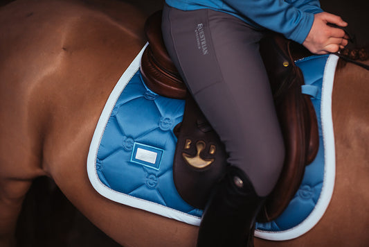 de salto Original Equestrian Stockholm mantilla de salto Parisian Blue para equitación - vista 2