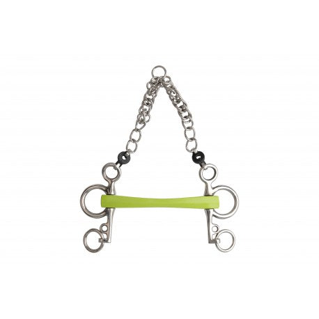 Pelham - Flexi Soft recto con ramas cortas - Metalab para equitación