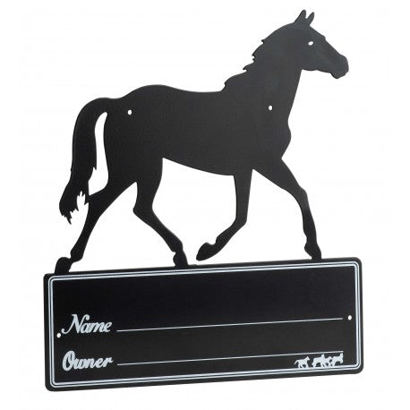 Accesorio ecuestre Placa de puesto "Silueta de Caballo" - Hippotonic para equitación