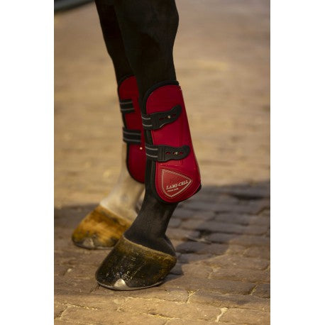 Polainas con protectores de menudillo - Elite - Lami-Cell - Rojo para equitación - vista 2