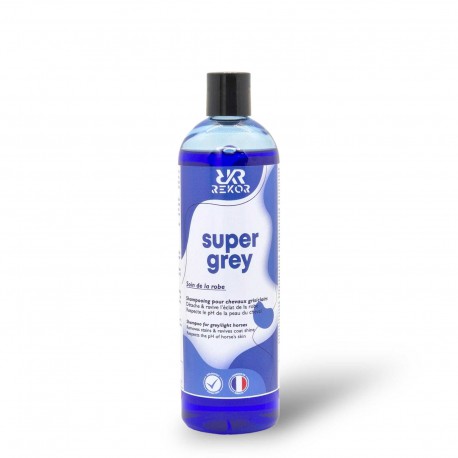 Protectores Shampoo morado - Super Grey - Rekor - Gris para equitación