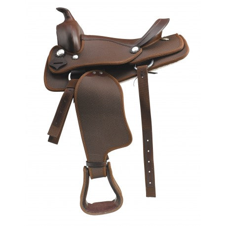 Accesorio ecuestre Silla western sintética - Westride para equitación