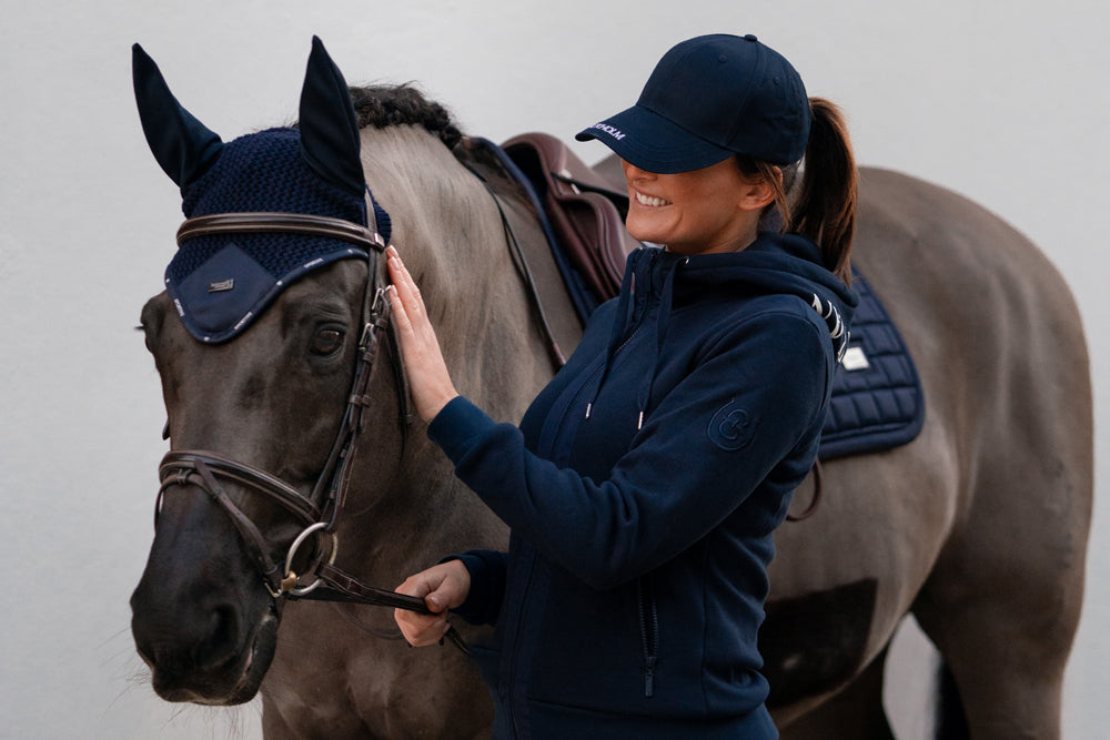 Cap Equestrian Stockholm Cap Sportive Navy detalle 3