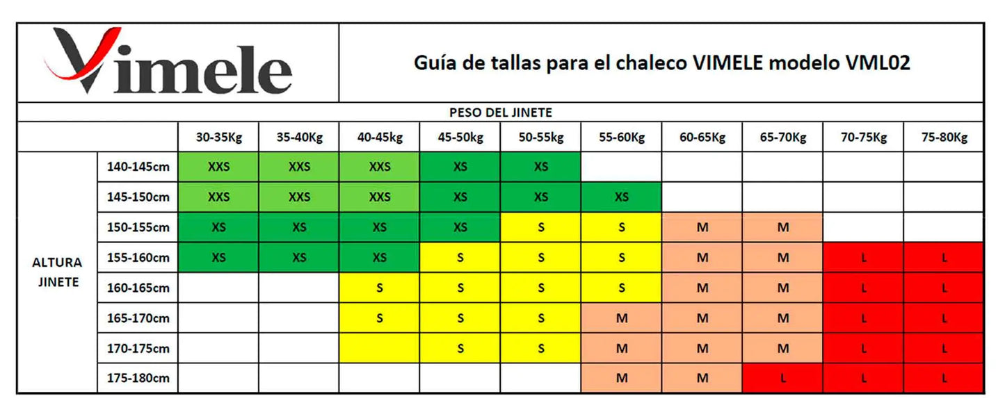 Chaleco AirBag Vimele -VML02-Rincón del Valle