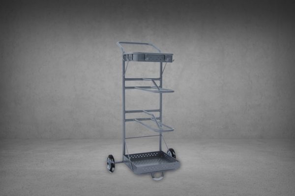 Carrito Sattelwagen para 2 monturas Alfako