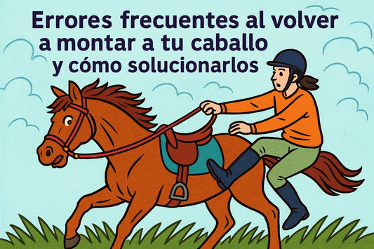 Errores frecuentes al volver a montar a tu caballo y cómo solucionarlos