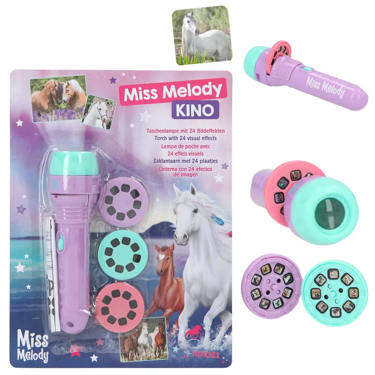 Linterna efectos visuales Miss Melody