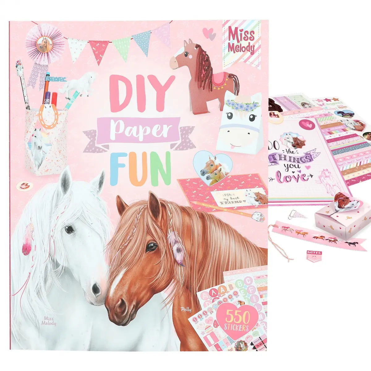 DIY Paper Fun Book Miss Melody