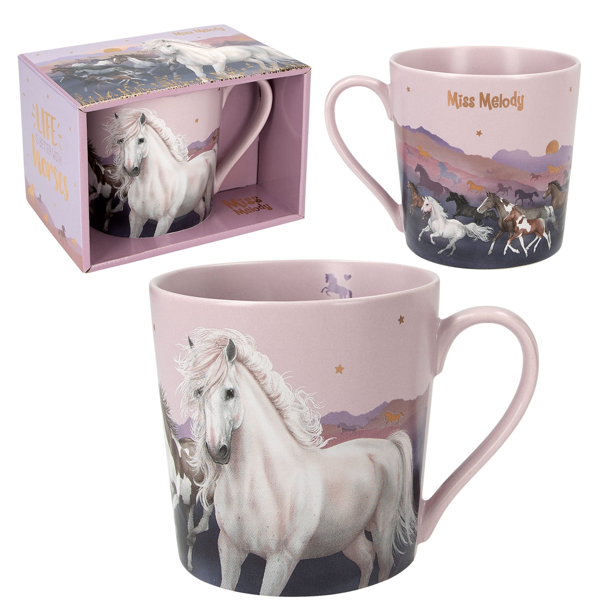 Taza Night Horses