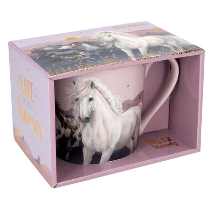 Taza Night Horses