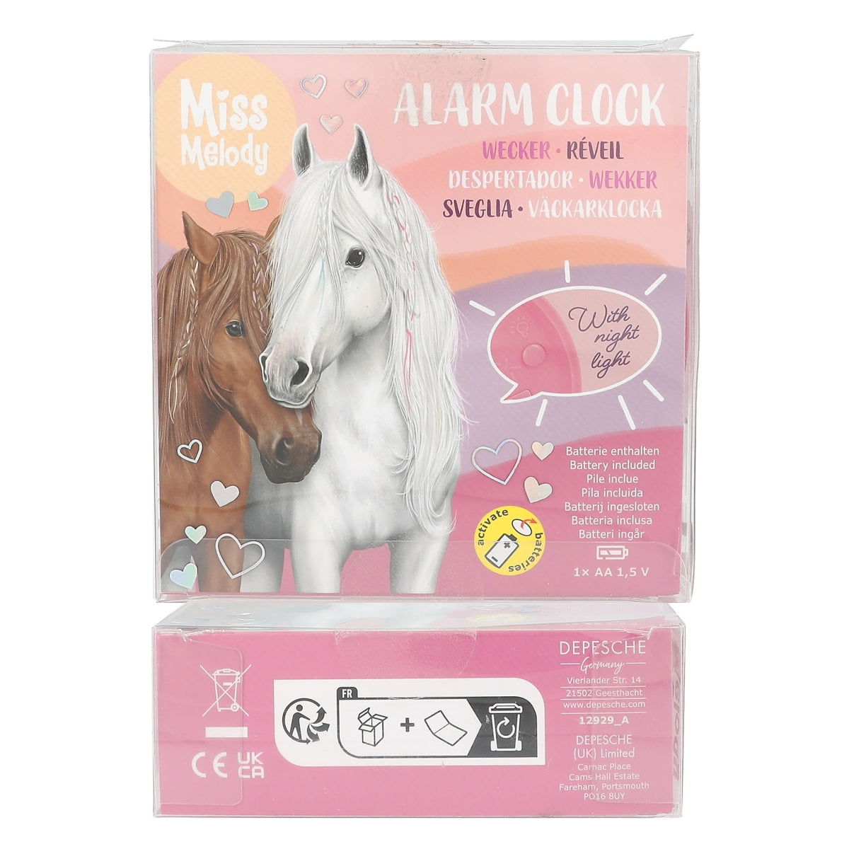 Reloj despertador Miss Melody